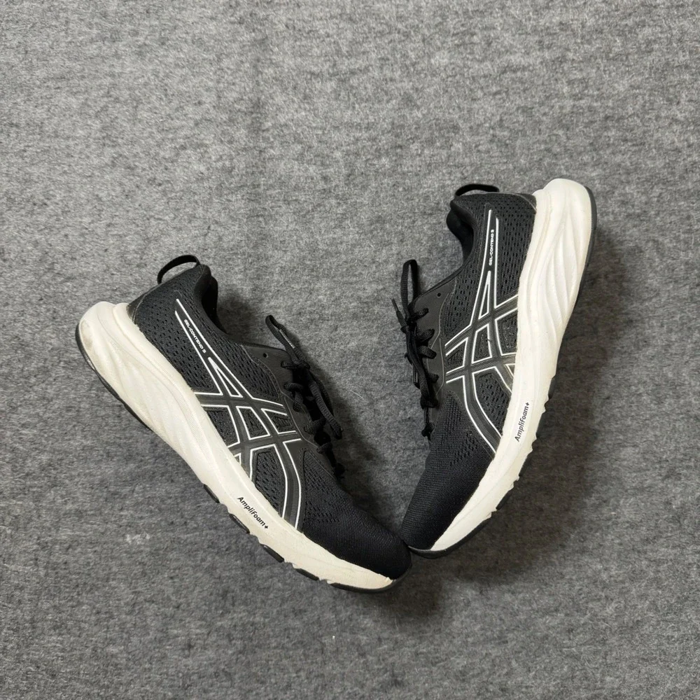 ASICS Gel-Contend 9 Womens Running Shoes Black White 1012B681 Size 9